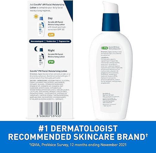 CeraVe Facial Moisturizing Lotion . - Image 3