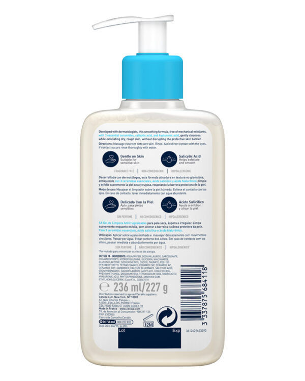 Cerave SA Smoothing Cleanser SA Gel Nettoyant Anti -rugosites.... - Image 2
