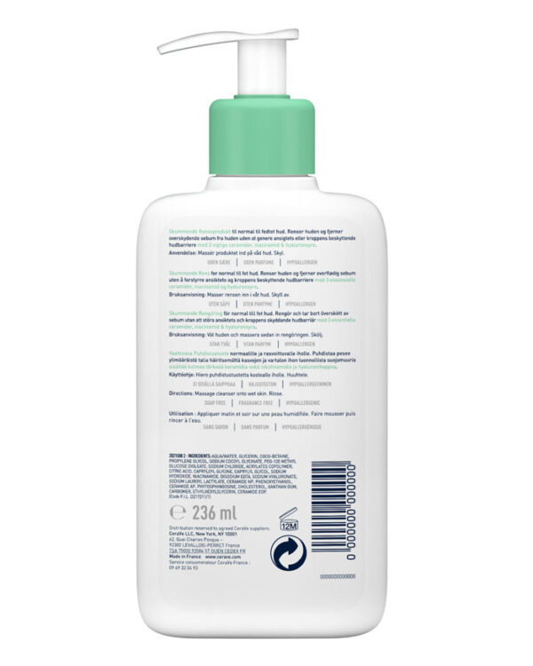Cerave Foaming Cleanser Gel Moussant.... - Image 2