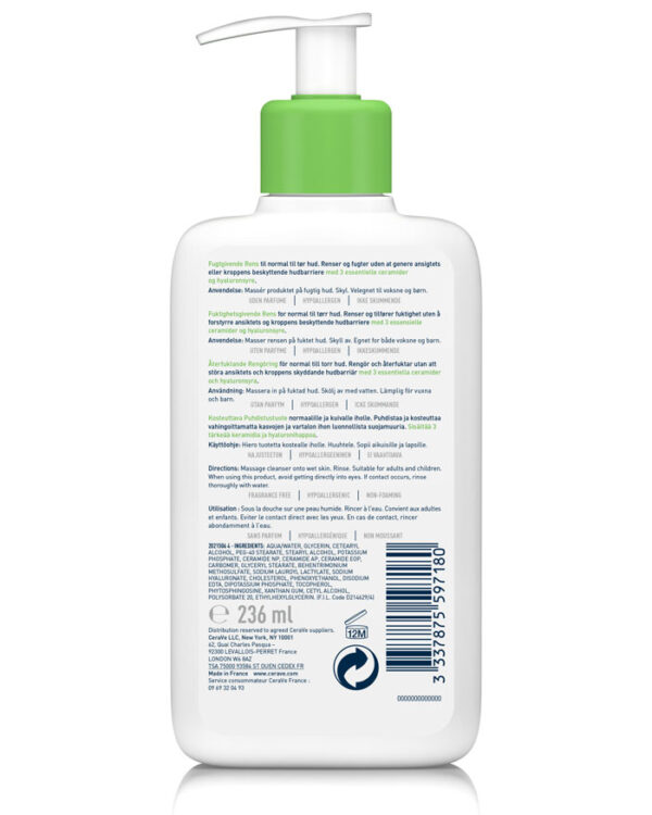 Cerave Hydrating Cleanser Creme Lavante Hydratante.... - Image 3